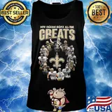 New orleans saints all time great signatures s Tank top