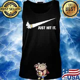 Nike logo smoking just hit it s Tank top