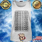 Official addicted to peace s Tank top