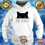 Official Black Cat Ew people s Hoodie