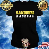 Official carl sandburg baseball s Ladies tee