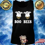 Official Ghost Boo Bees Halloween s Tank top