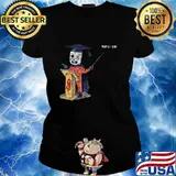 Official graduating people shit black s Ladies tee
