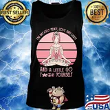 Official I'm mostly peace love and light and a little go fuck yourself Yoga s Tank top