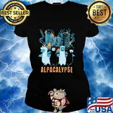 Official llama alpacalypse fires s Ladies tee
