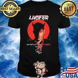 Official Lucifer what’s it You desire Tom Ellis signature shirt
