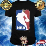 Official nba basketball logo shirt