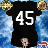 Official number 45 s Ladies tee