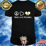 Official Peace Love Pickleball shirt