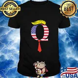 OFFICIAL Q TRUMP AMERICAN FLAG SHIRT