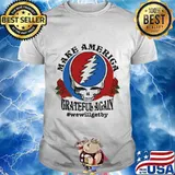 Official Skull make america grateful again we will get by shirt