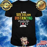 OFFICIAL SOCIAL ISM DISTANCING #TEACHERLIFE APPLE LAPTOP SHIRT