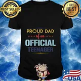 Official teenager Dad 13th birthday Dad party Shirt