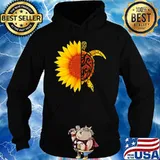 Official Turtle sunflower s Hoodie