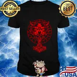 Official vikings wolf runes shirt