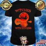 OFFICIAL WITCHES WITH HITCHES LADY SUNSET HALLOWEEN SHIRT