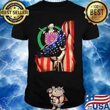 Omega psi phi american flag independence day shirt