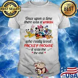 Once upon a time there was a woman who really loved mickey mouse it was me the end heart flowers