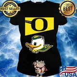Oregon ducks football logo s Ladies tee