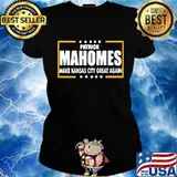 Patrick mahomes make kansas city great again stars s Ladies tee