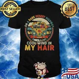 Peace bus elephant on a dark desert highway cool wind in my hair shirt