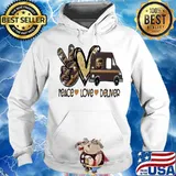 Peace love deliver ups logo diamond s Hoodie