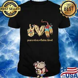 Peace love native blood diamond shirt