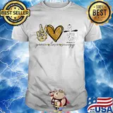 Peace love snoopy diamond shirt