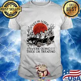 Penguins Get in loser we're going trick or treating sunset shirt