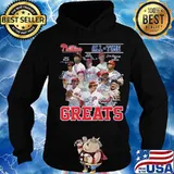 Philadelphia phillies all time greats baseball signatures s Hoodie