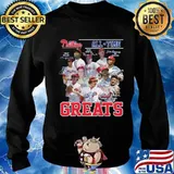 Philadelphia phillies all time greats baseball signatures s Sweater