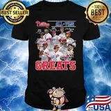 Philadelphia phillies all time greats baseball signatures shirt