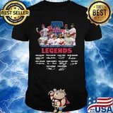 Philadelphia phillies legends baseball signatures shirt