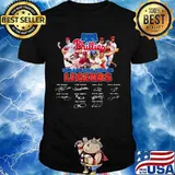 Philadelphia phillies legends baseball signatures shirt