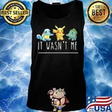 Pikachu cartoon it wasn't me s Tank top