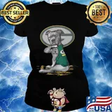 Pitbull tattoos green bay packers s Ladies tee