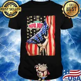 Pizza papa john american flag independence shirt