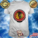 Power decal chicago blackhawks logo shirt