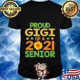 Proud Gigi of A 2021 Senior Sunflower Grandma T-Shirt