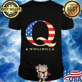 Q Wwg1wga American Flag Independence Day Shirt