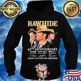 Rawhide 62nd anniversary 1959 2020 thank you for the memories signatures s Hoodie