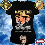Rawhide 62nd anniversary 1959 2020 thank you for the memories signatures s Ladies tee