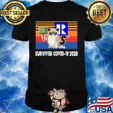 Realtor meme cat fuck coronavirus survived covid-19 2020 vintage retro shirt