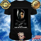 Rip Black Panther 2018-2020 thank you for the memories Chadwick Boseman signature shirt