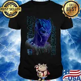 Rip Black Panther Marvel Black Panther Movie Geo Tech Purple Portrait Shirt