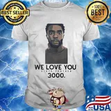 Rip chadwick we love you black panther 3000 shirt