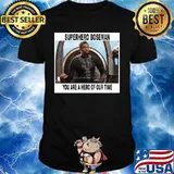 RIP Marvel heroes black panther chadwick superhero you are a hero of our time shirt