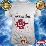 San diego state basketball logo shirt