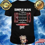 Simple Man 1973 Thank you for the memories signature shirt