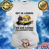 Skeleton get in loser we are saving halloweentown moon s Ladies tee